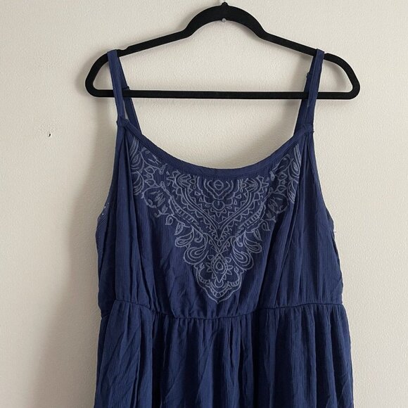 Torrid Navy High-Low Dress - Picture 4 of 10